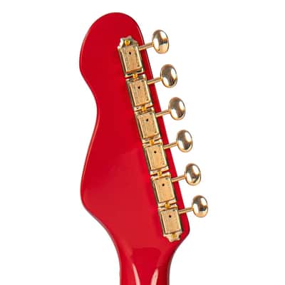 Vintage Electric Guitar JDV34 Joe Doe 'Gas Jockey' Gas Pump Red with Case - image 8