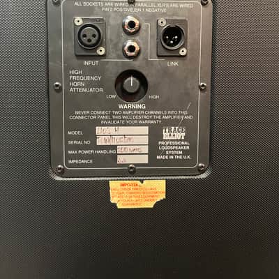 Trace Elliot AH2007S Amp Head-2103X 210 Speaker Cab-1153T 115 Speaker Cab SMX Dual Compressor Complete Vintage Stack 1996 - Black image 14