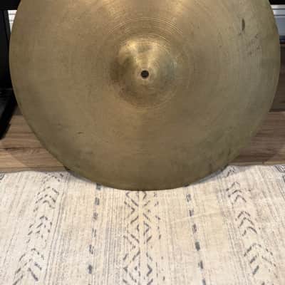 Zildjian 20" A Zildjian Small Stamp Ride Cymbal 1957 - 1969 - Traditional image 1