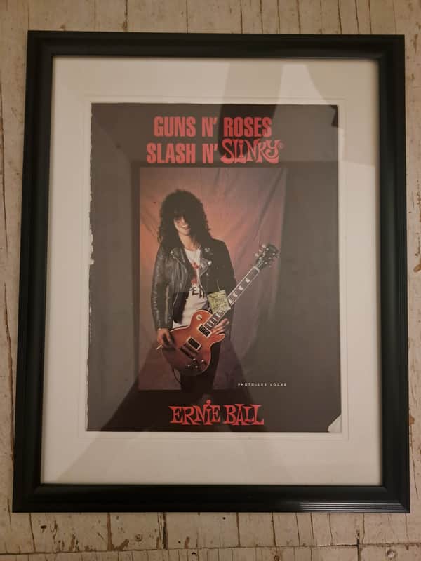 1989 Slash & Ernie Ball Advertisement image 1