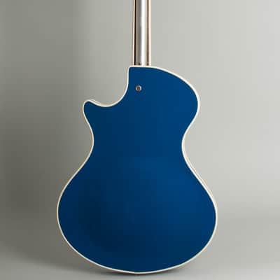 Wandre  Teen Ager Model 900 Semi-Hollow Body Electric Guitar (1961), black hard shell case. image 2