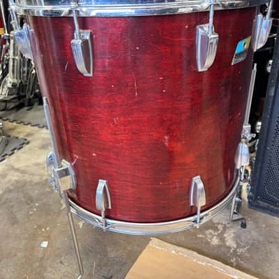 Ludwig Mahogany blew olive badge 18 floor Tom Drum image 6