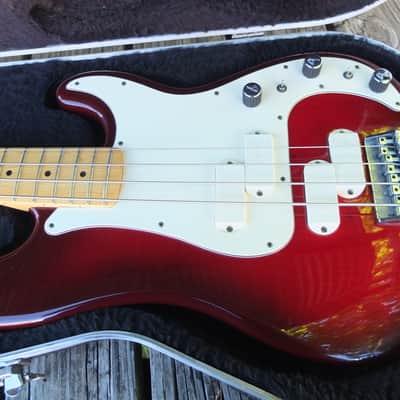 Fender Elite Precision Bass II with Maple Fretboard 1983 - 1985 - Wild Cherry image 2