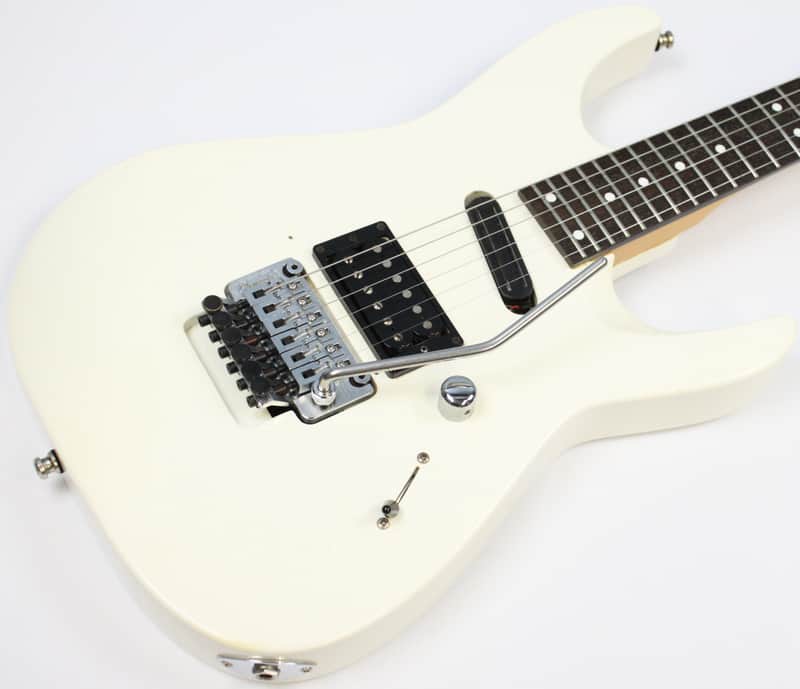 Vintage 1989-1991 Charvel Fusion Deluxe Electric Guitar, Flour (White), Japan, MIJ image 1