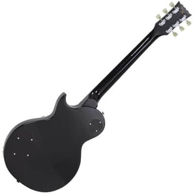 Vintage V100 Premium Electric Guitar | Gloss Black | V100BLK Limited Edition image 3