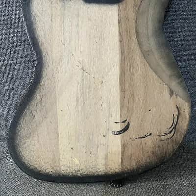 Solid Basswood 4 String Jazz Bass Style Body image 9