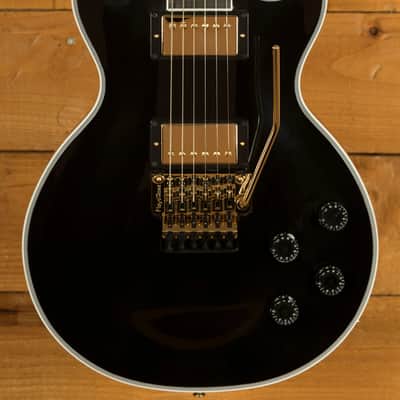 Gibson Custom Les Paul Axcess Custom w/Ebony Fingerboard Floyd Rose | Gloss Ebony image 1
