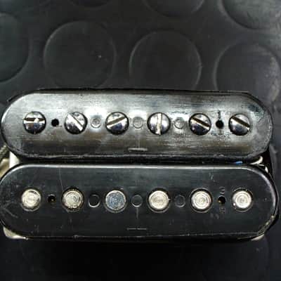 Gibson T-Top patent sticker humbucker late '60s early 70's 1970 1971 1972 1973 1969 - double black image 2