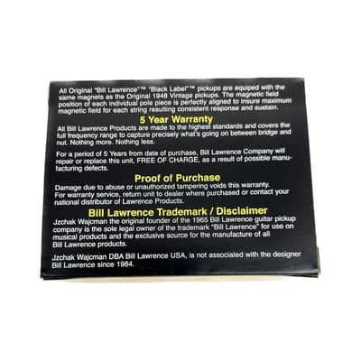 Bill Lawrence T1 Pickup for Tele Guitar Telecaster Neck image 4
