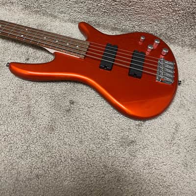 Ibanez GSR205-ROM Gio 5 String Bass Roadster Orange Metallic image 4