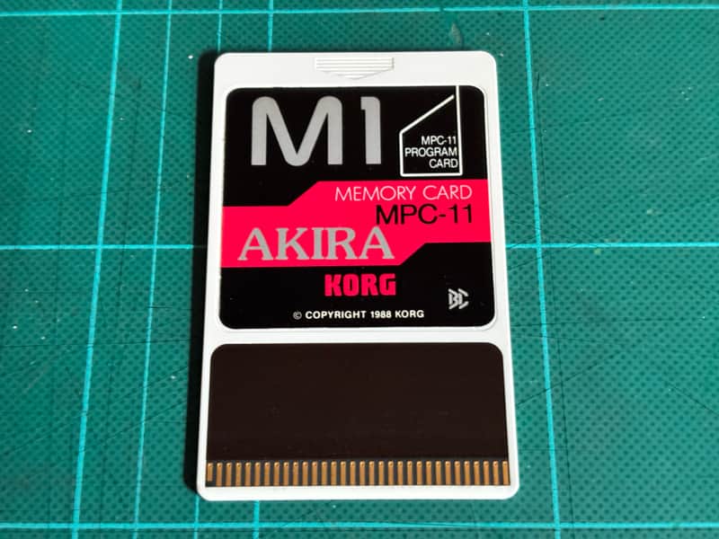 KORG M1 PROGRAM CARD AKIRA MPC-11 image 1