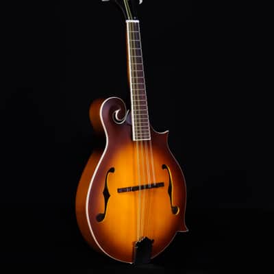 Epiphone F-5 Studio Mandolin with Premium Gig Bag, Vintage Sunburst Satin image 8