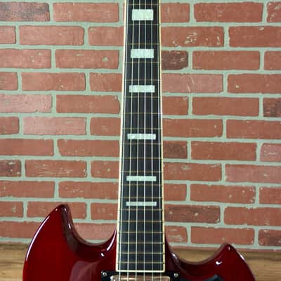 Guild Polara Deluxe Electric Guitar - Cherry Red image 7