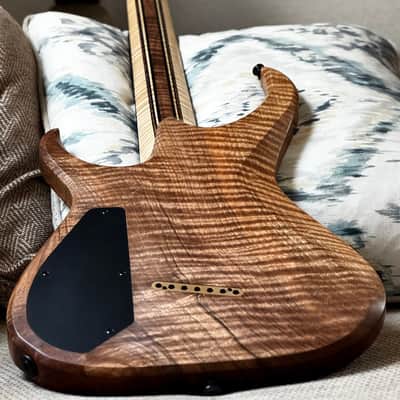Carillion Polaris 7 Fan Fret - One Piece Old Stock Figured Walnut image 13