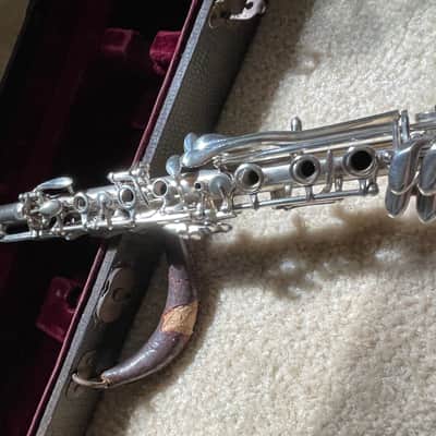 ✨Carl Fisher Metal clarinet✨ 1940s - Silver plate image 8