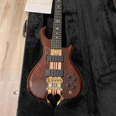 Alembic Signature Deluxe Mark 5 String Bass Guitar Cocobolo image 13