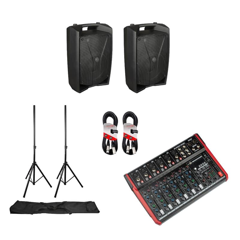 Proel V10PRO 10" Active PA System with Mixer - Ideal for Small Events & Keyboard Setups image 1