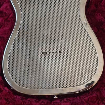 James Trussart Steelcaster Gator Top 2002 - Chrome Gator Skin image 3