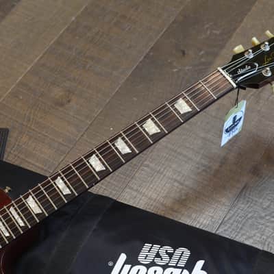1996 Gibson Les Paul Studio EMG's w/ Rosewood FB Electric Guitar Walnut Gloss + OGB image 7