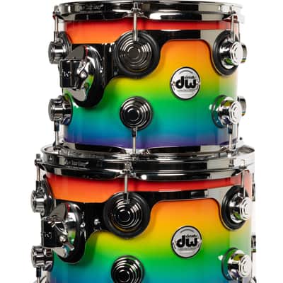 Drum Workshop Collectors Series 4-Piece Shell Kit - Rainbow Fade image 4