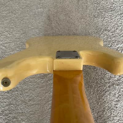 Fender Bullet Bass Deluxe Vintage 1981 MIA USA Olympic White 4-String Guitar image 15
