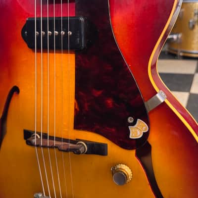 Gibson ES-125TC 1961 - Cherry Sunburst image 6