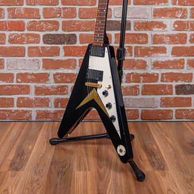 Gibson Custom Shop 58 Reissue Flying V-M Ebony 2008 w/OHSC (Mods) image 5