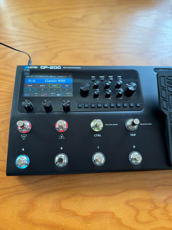 Valeton GP-200 Multi-Effects Processor 2022 - Present - Black image 1