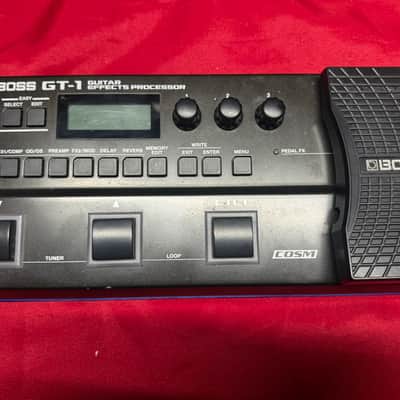 Boss GT-1 Guitar Effects Processor 2016 - Present - Black image 1