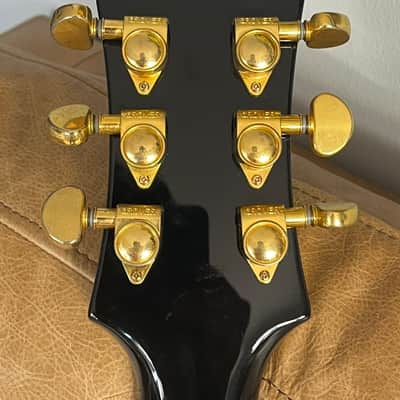 2015 Epiphone by Gibson Les Paul Custom Black Beauty Triple Pickup Electric guitar ebony VGC image 14