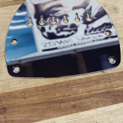 Stetsbar Jazzmaster/Jaguar Hardtail Conversion Plate - Increase Break Angle 2023 - Chrome image 1