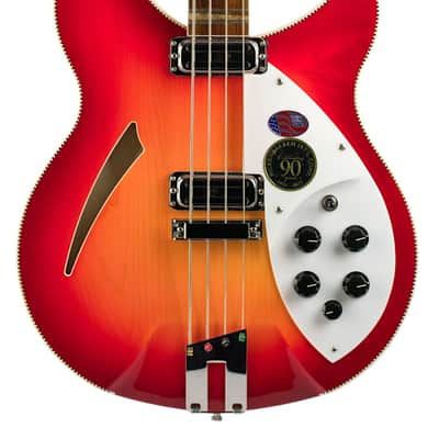 2022 Rickenbacker 4005XC Bass Fireglo w/Original Silver Tolex Case #2215727 image 3