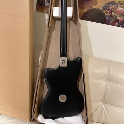 Mint NOS Danelectro Hornet Baritone — New Old Stock Dead on ‘67 Baritone Reissue — Factory Black, Jazzmaster Style image 2