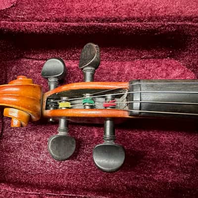 Used J. Balaton Stringed Instrument 4/4 Full Sized Violin w/ Lightweight Case Local Pickup Item image 4