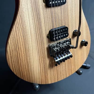 EVH Wolfgang Standard Exotic Zebrawood Electric Guitar Natural Satin Finish image 6