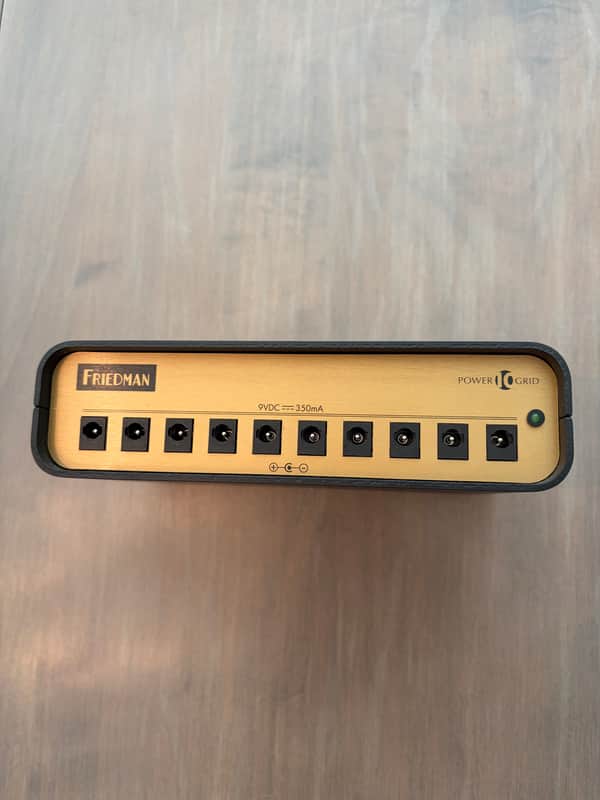Friedman Power Grid 10 Power Supply - Black with Gold | Reverb