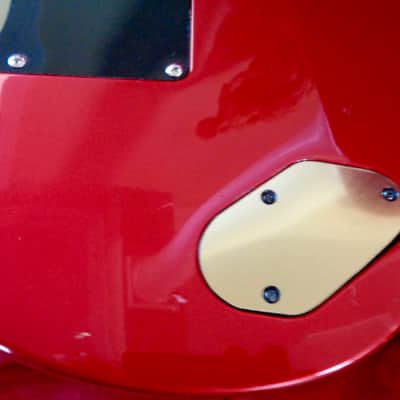 Fender   Heartfield Talon V 1991 Chrome Red MIJ FujiGen Factory Dimarzio Floyd Vinnie Moore Satchel image 11