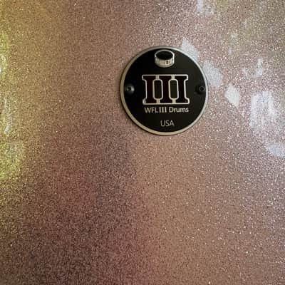 (Video) WFLIII 22x16 Bass Drum Generations 6-Ply Mahogany-Maple Champagne Sparkle Lacquer image 14