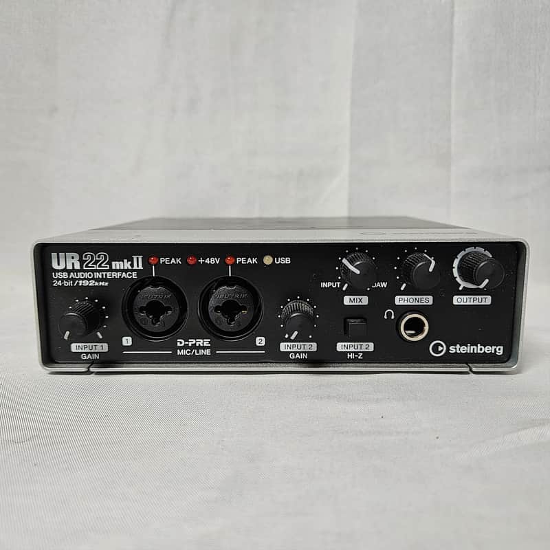 Steinberg UR22mkII USB 2.0 Audio Interface 2010s - Silver/Black image 1