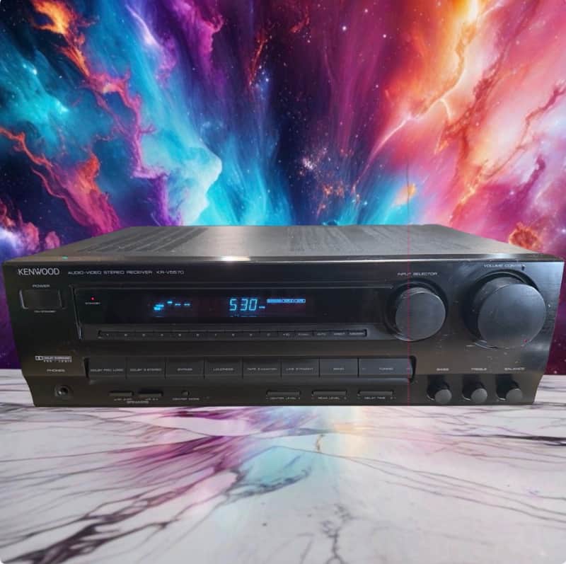 Kenwood KR-V5570 Audio Video Stereo Receiver Phono (1995) Serviced Sounds Great!