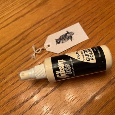 Rare Vintage Gibson GG-910 Guitar Polish - Made in USA - 4oz image 3