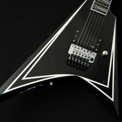 ESP EDWARDS E-ALEXI SAWTOOTH w/ESP GB-30V -Black with White Pin Stripe- #ED0713253 2025 [Made in Japan][Children of Bodom Alexi Laiho] image 3