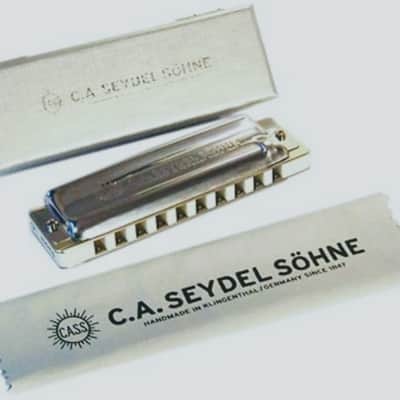 Seydel 1847 SILVER Harmonica, Key of D. Brand New with Full Warranty! image 11