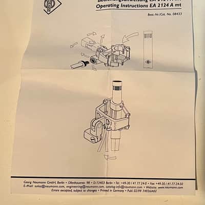 Neumann EA 2124 A mt 2015s - Matt black image 7