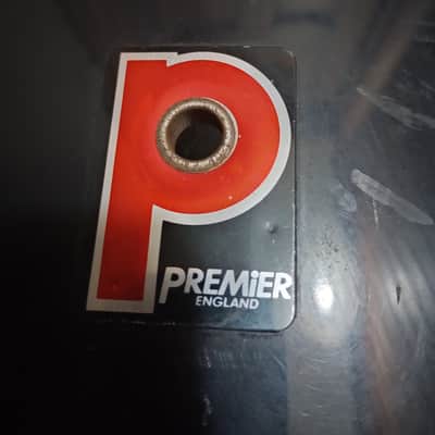 Premier 22"(diameter)x16"(depth) Bass Drum Shell 1980's - Black Wrap image 3