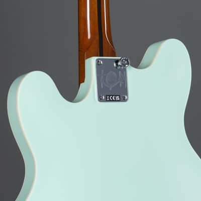 Fender Tom Delonge Starcaster Satin Surf Green - Electric Guitar image 8