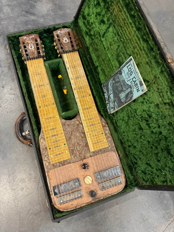 Regal Double 8 Lap Steel 1950’s - Gray Pearl mots image 1