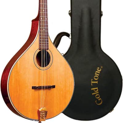 Gold Tone OM-800+/L Arched Solid Spruce Octave&Mahogany Neck Mandolin w/Hard Case For Lefty Players image 1