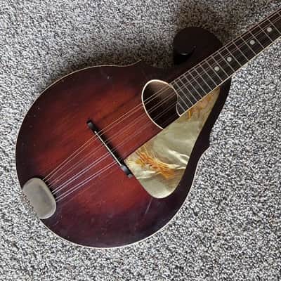 Vintage 1920’s Regal Acoustic Mandolin & Case Reverse Scroll image 3