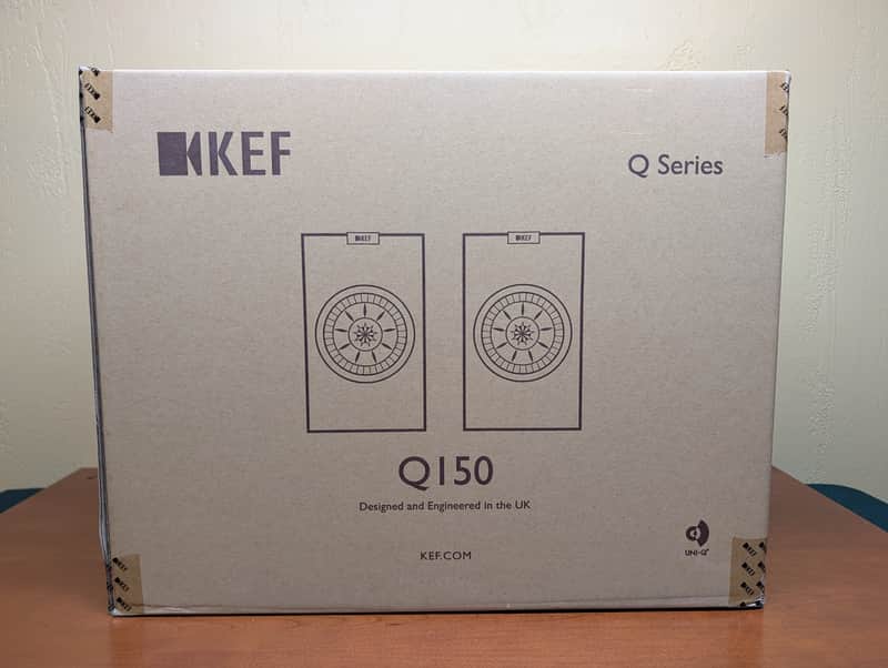 KEF Q150 Bookshelf Speakers - Satin Black (Pair) - Factory Sealed image 1